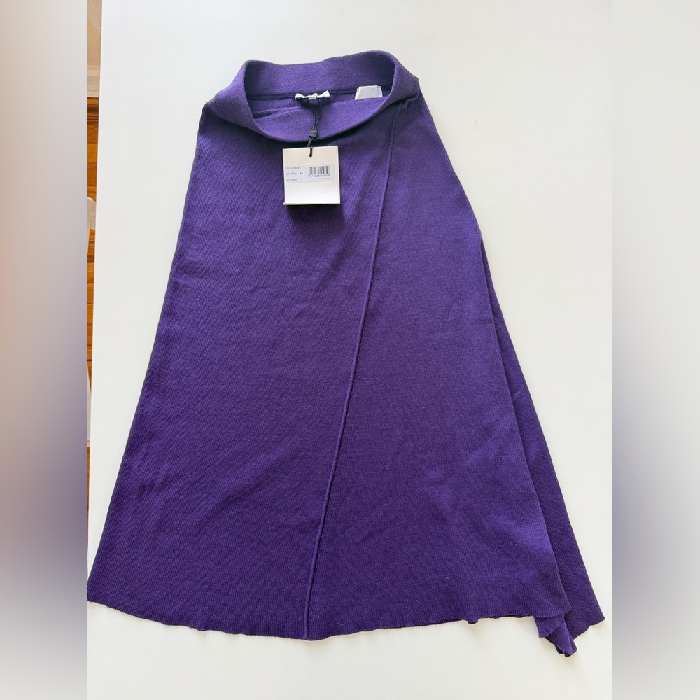 Kenzo Purple Knit Midi Skirt